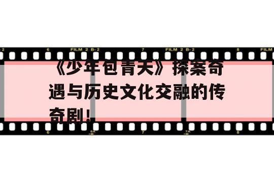 《少年包青天》探案奇遇与历史文化交融的传奇剧！